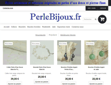 Tablet Screenshot of perlebijoux.fr